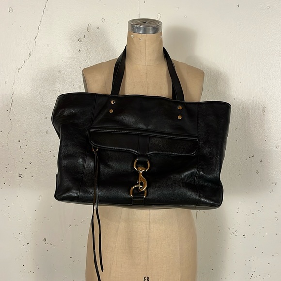 Rebecca Minkoff Handbags - Rebecca Minkoff Black Leather Tote Purse